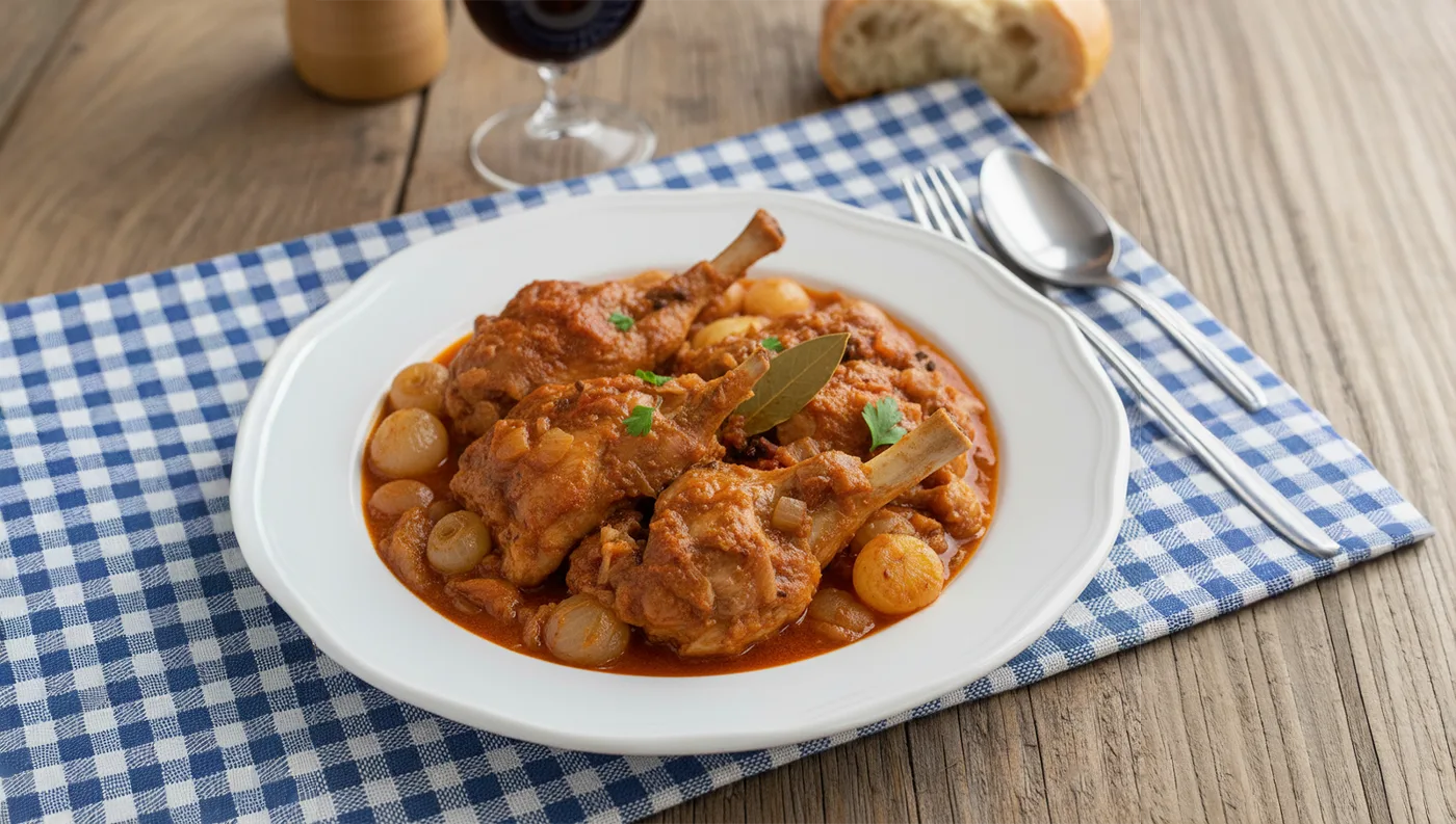 Λαγός στιφάδο – θεσσαλική παραδοσιακή συνταγή