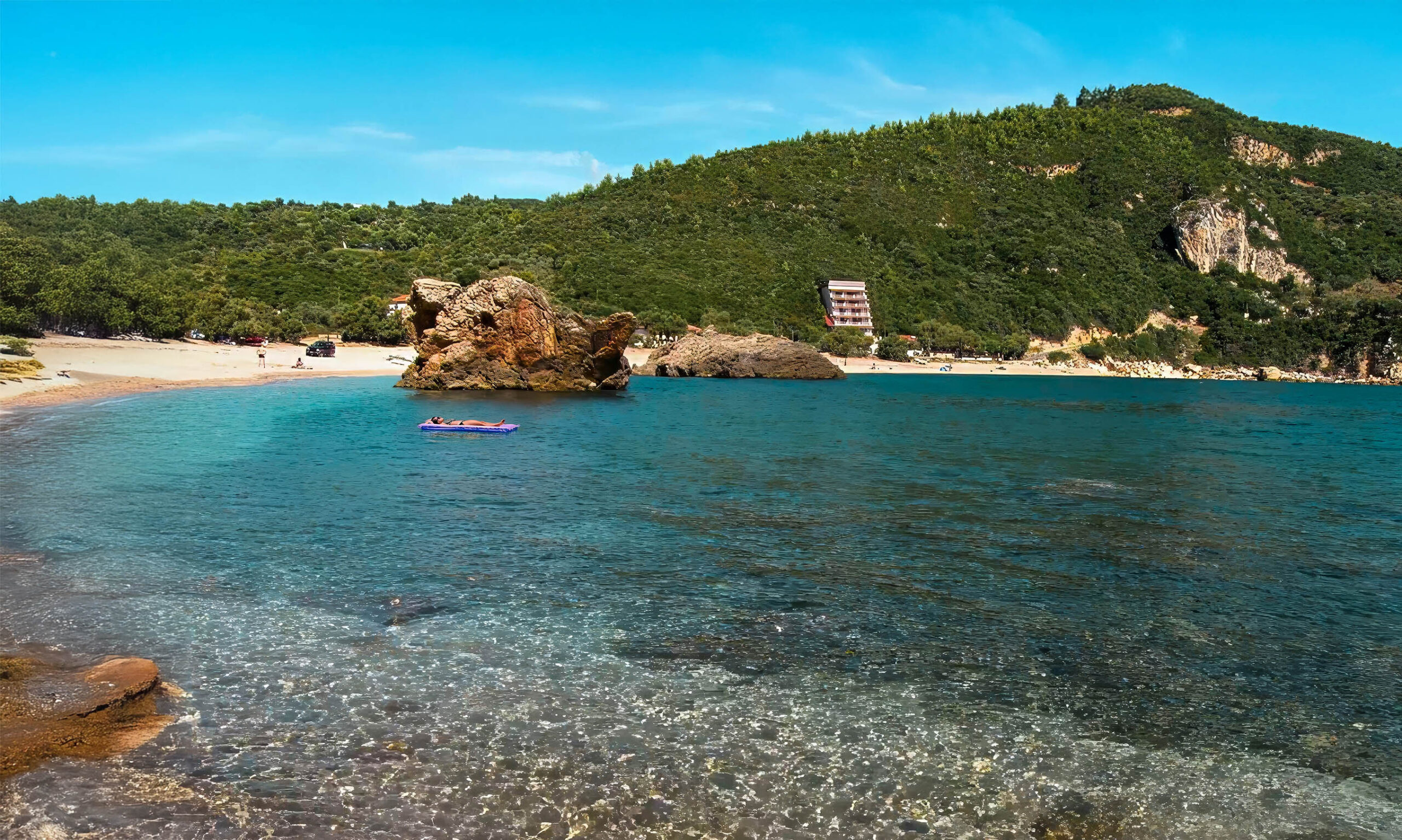 παραλία Πάλτση Πήλιο από drone