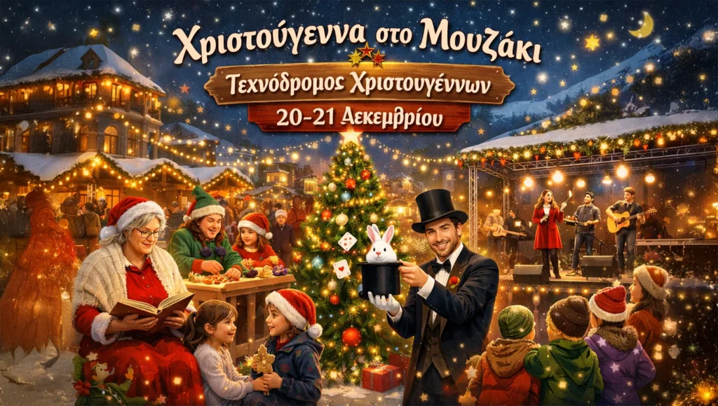 Χριστούγεννα στο Μουζάκι με τον Τεχνόδρομο