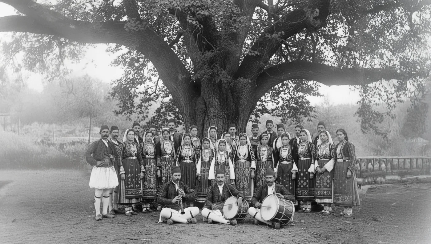 Παραδοσιακή γιορτή των Βλάχων της Θεσσαλίας με αυθεντικές φορεσιές.