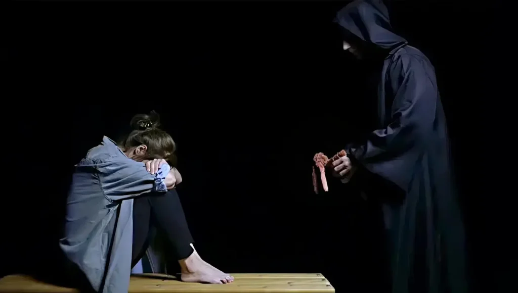 Θεατρική παράσταση Τζόρνταν Θέατρο Τεχνών Λάρισα Βασιλική Μπερτσιά