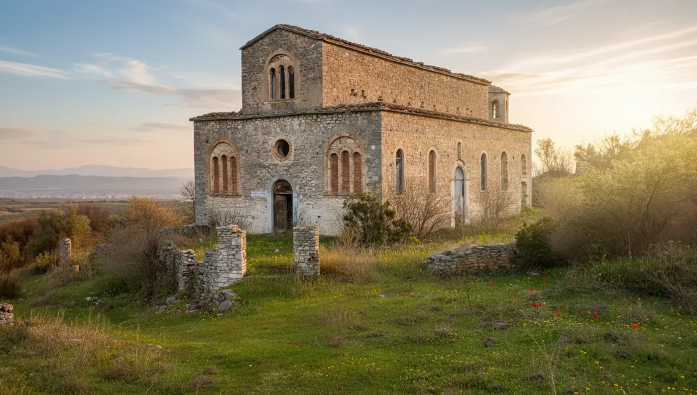 Παλαιός Πλάτανος Αλμυρού ερείπια εκκλησία Αγίου Αθανασίου ιστορία