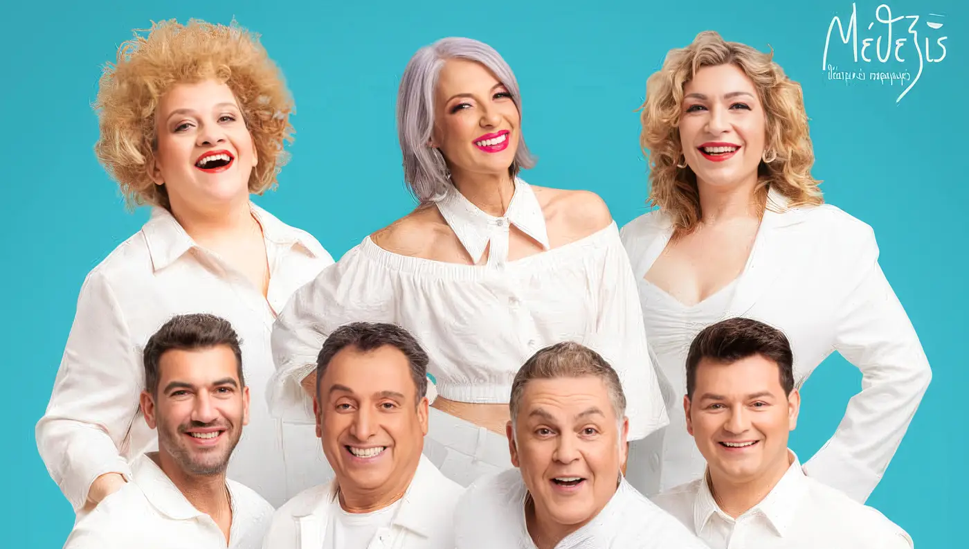 Αφίσα της θεατρικής κωμωδίας Ούτε Μπρος ούτε Πίσω στο Δημοτικό Θέατρο Βόλου.