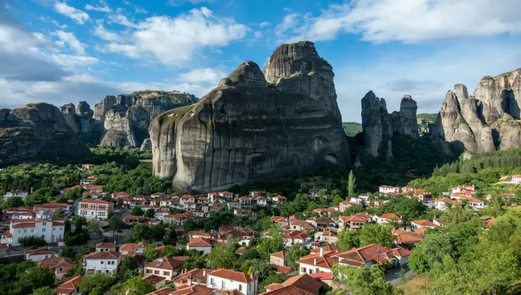 Χωριά γύρω από τα Μετέωρα με θέα στους εντυπωσιακούς βράχους